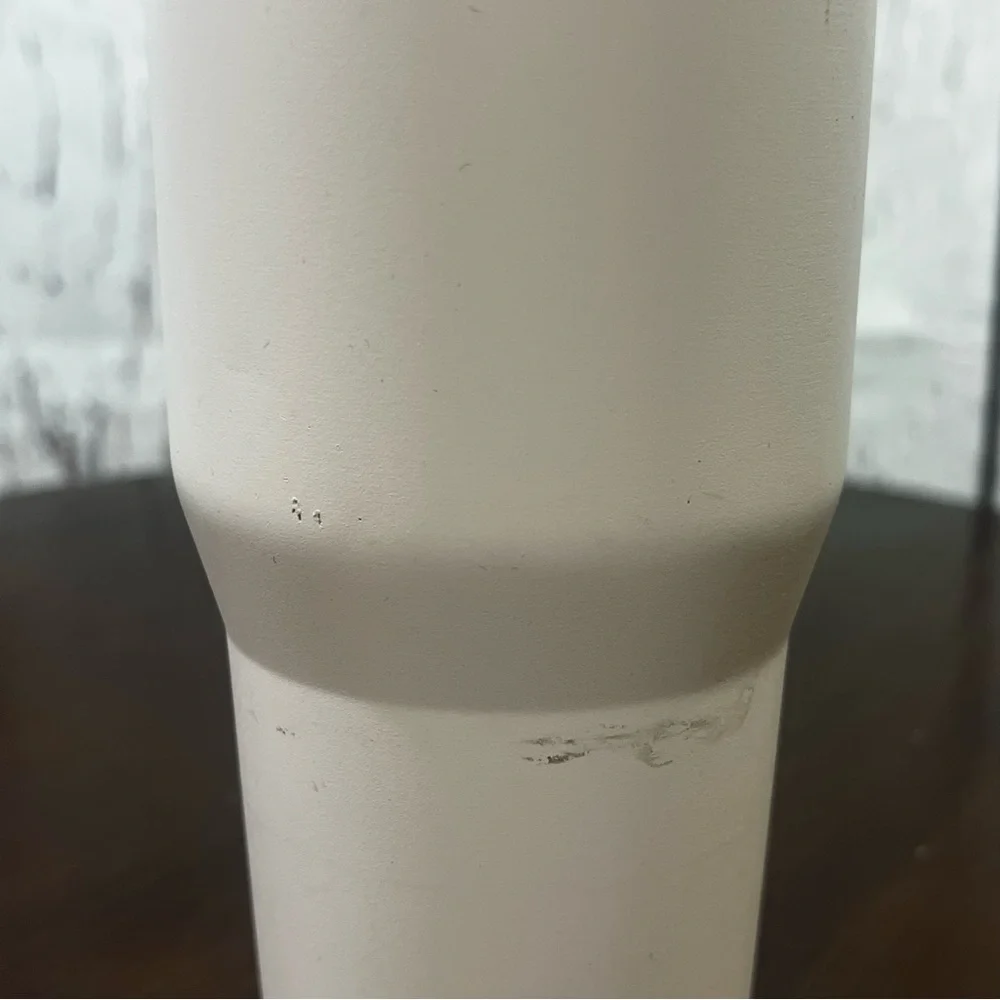 Stanley Iceflow Flip Straw Pale Pink 30 oz Travel Mug with Foldable Handle - Picture 7 of 12